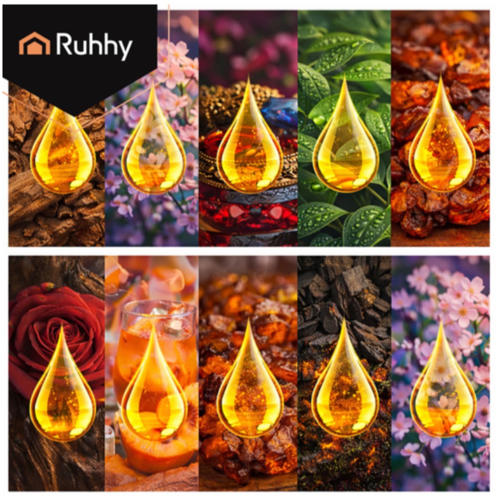 Ruhhy 10 Duftöl Set 10 x 10 ml ätherische Öle für Diffusor und Raumduft – Unisex Geschenkset in Magnetbox – Bild 15