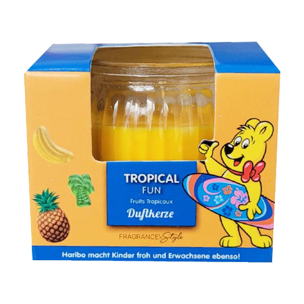 Haribo Duftkerze Tropical Fun Duftkerze 85g 