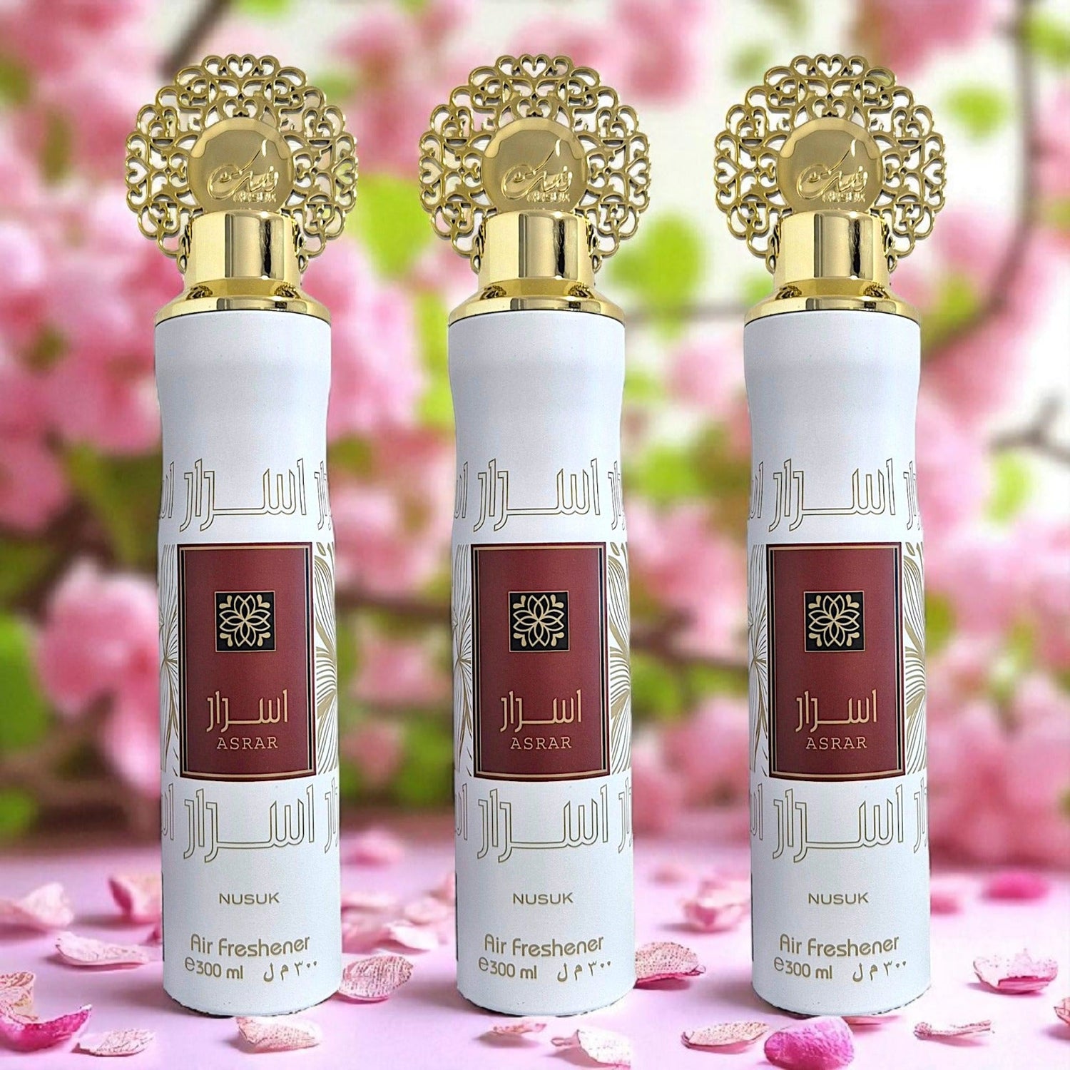 Nusuk ASRAR Raumduft Set Lufterfrischer 3x300ml= 900ml