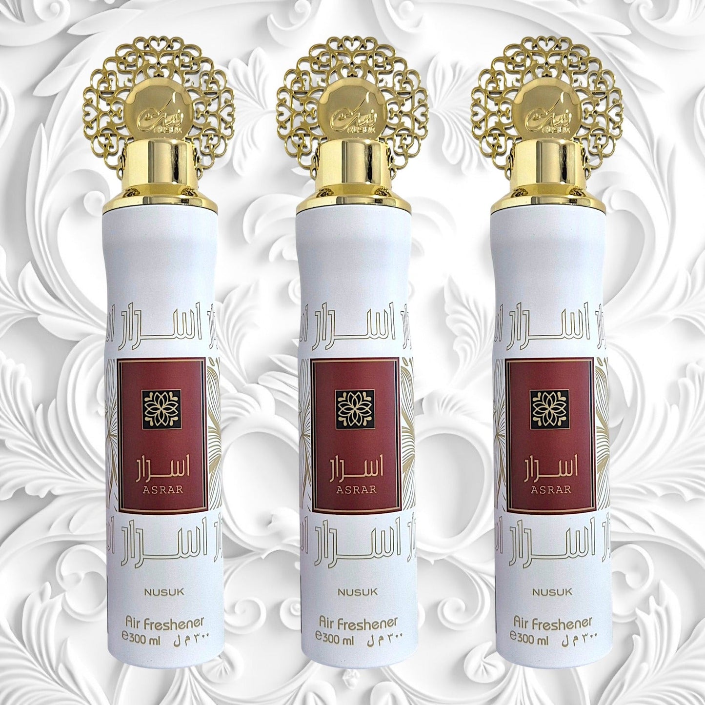 ASRAR Raumduft Set Lufterfrischer 3x300ml= 900ml