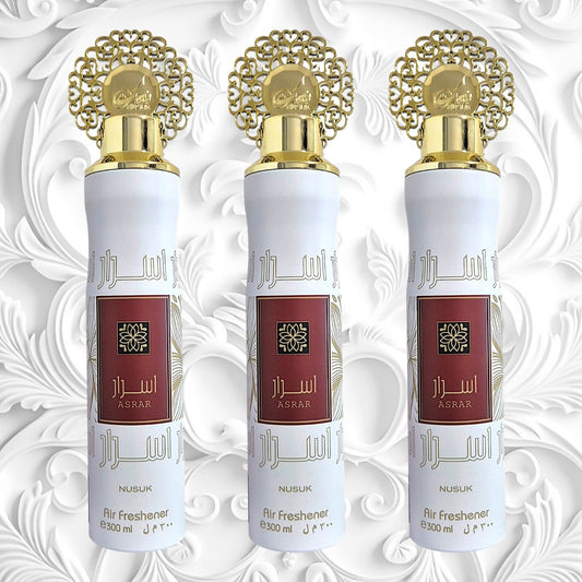 ASRAR Raumduft Set Lufterfrischer 3x300ml= 900ml
