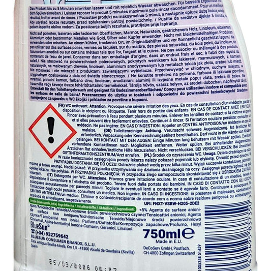 Ambi Pur WC Active Spray Weiße Blumen 2x750ml – frischer blumiger WC-Reiniger Doppelpack – Bild 2